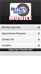 Mobile Screenshot of hettigsservice.com
